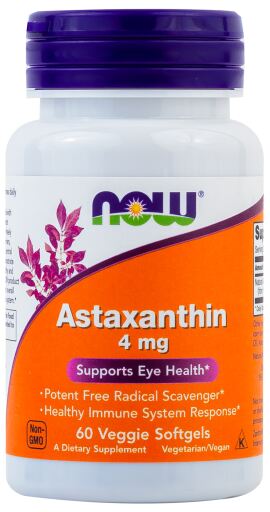 Astaxantina 4mg 60 Cápsulas