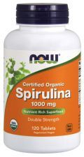 Spirulina Certified Organic 1000 mg 120 comprimidos