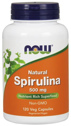 Spirulina Natural 500 mg 120 C&aacute;psulas