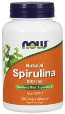 Spirulina Natural 500 mg 120 C&aacute;psulas