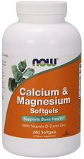Cápsulas de cálcio e magnésio 240