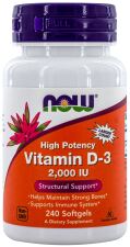 Vitamina D-3 2.000 IU 240 cápsulas