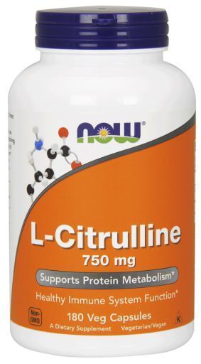 L-Citrulina 750 mg 180 cápsulas vegetais