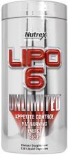 Lipo 6 Unlimited 120 C&aacute;psulas