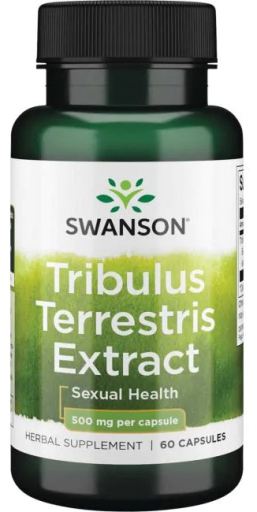 Tribulus Terrestris Extract 500 mg 60 Cápsulas