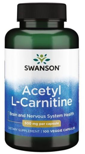Acetyl L-Carnitine 500 mg 100 Cápsulas