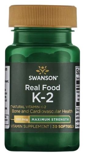 Vitamin K2 Menaquinone 7 From Natto 200 mg 30 Cápsulas