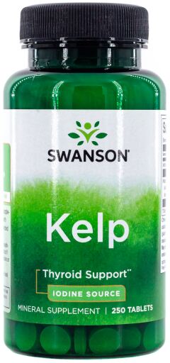 Suplemento de Fonte de Iodo Kelp 250 Comprimidos