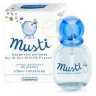 Musti Eau de Soin fragr&acirc;ncia delicada 50ml + Osito