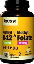Metil B12 e Folato de Metil 400 mg Limão 100 comprimidos