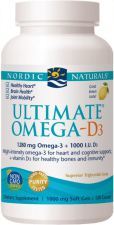 Ultimate Omega D3 Lemon 120 cápsulas