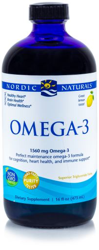 Omega 3 Líquido 1560 mg Limão 473 ml