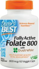 Folato totalmente activo com Quatrefolic 800 mcg 60 Cápsulas Veggie Folato totalmente activo com Quatrefolic 800 mcg 60 Cápsulas Veggie