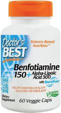 Benfotiamine 150 + Alpha - Lipoic Acid 300 60 Cápsulas