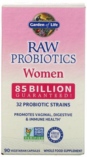 Probióticos crus Mulheres 90 Cápsulas