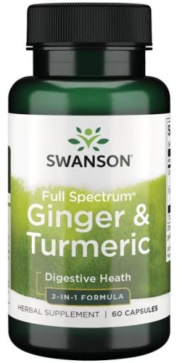 Full Spectrum de gengibre e cúrcuma 60 cápsulas