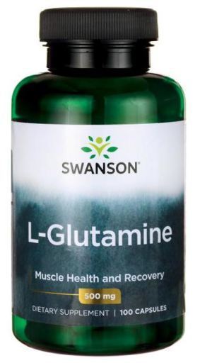 L-Glutamina 500 mg 100 Cápsulas