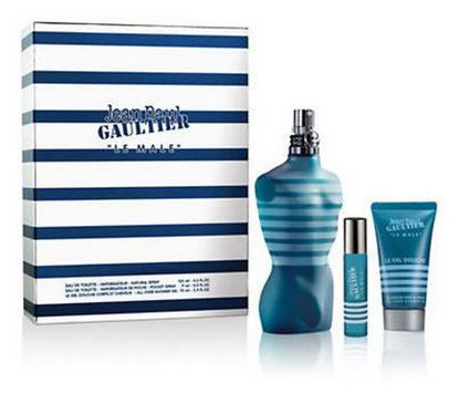 Le Male Eau de Toilette Spray 125 ml Conjunto de 3 pe&ccedil;as