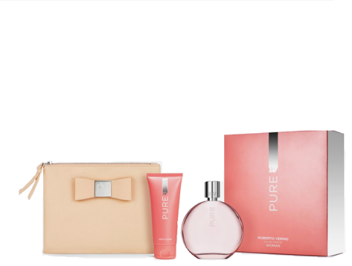 Eau de Toilette Spray Puro de Mulher 120 ml + 2 pe&ccedil;as