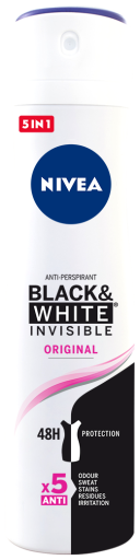 Desodorante invisível preto e branco 200 ml