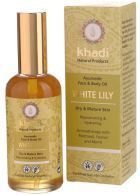 &Oacute;leo corporal e facial de l&iacute;rio branco 100 ml