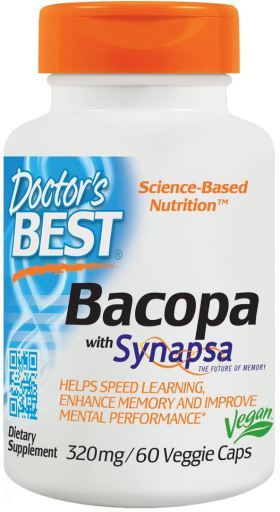 Bacopa com Synapsa 320 mg 60 C&aacute;psulas Veggie