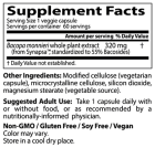 Bacopa com Synapsa 320 mg 60 Cápsulas Veggie Bacopa com Synapsa 320 mg 60 Cápsulas Veggie