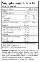 Gel Omega D3 Lim&atilde;o Completo 60