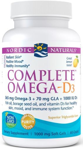 Gel Omega D3 Lim&atilde;o Completo 60