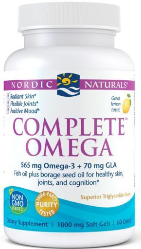 Omega Complete Lemon 1000 mg 60 cápsulas
