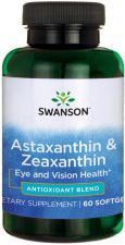 Softgels de astaxantina e zeaxantina 60