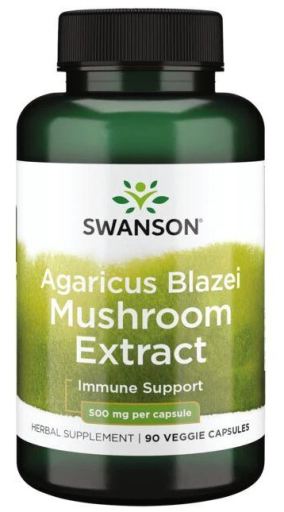 Extracto de Cogumelo Agaricus Blazei 500 mg 90 Cápsulas vegetais