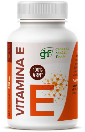 GHF Vitamina E 100 c&aacute;psulas de 500 mg