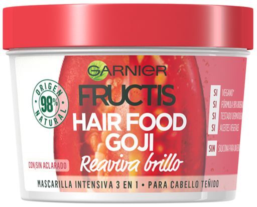 M&aacute;scara de Goji Fructis Hair Food 390 ml