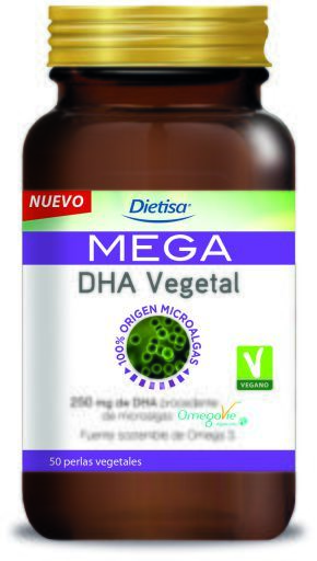 Mega Dha Vegetal 50 P&eacute;rolas