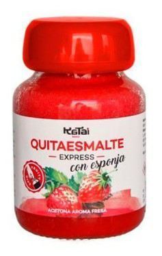 Katai Express Nail Polish Polish Remover Aroma de Morango 75 ml