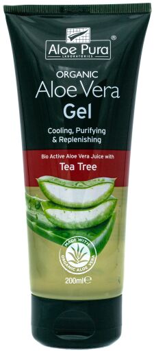 Gel de Aloe Vera com &oacute;leo de tea tree 200 ml