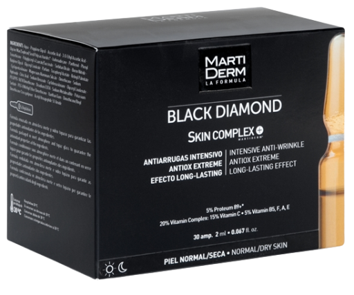 Complexo de Pele Black Diamond 30 Ampolas