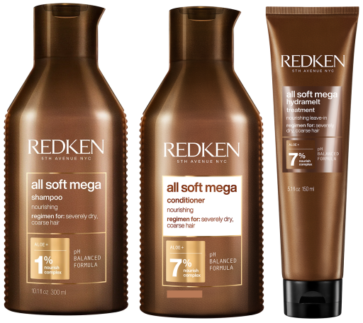 All Soft Mega Shampoo 300 ml+Condicionador 250 ml+Tratamento 150 ml