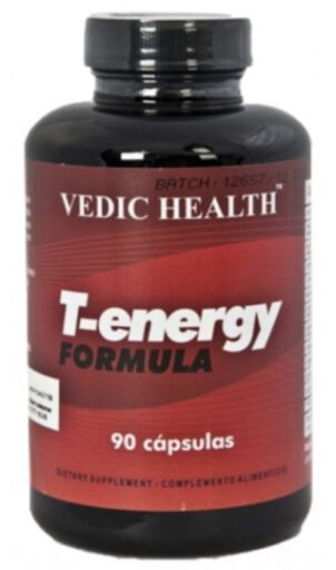 Vedic Health F&oacute;rmula T-Energy 90 C&aacute;psulas
