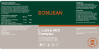L-Lisina Plus 500 mg 60 C&aacute;psulas