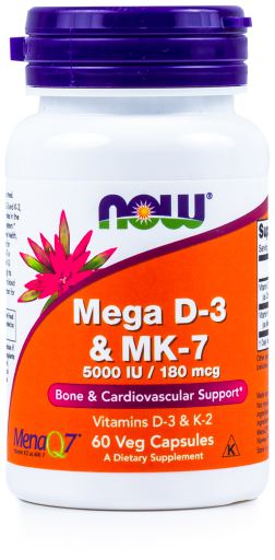 Mega D-3 e MK-7 60 Cápsulas