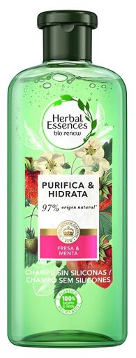 Champ&ocirc; Morango Branco e Menta Doce 400 ml