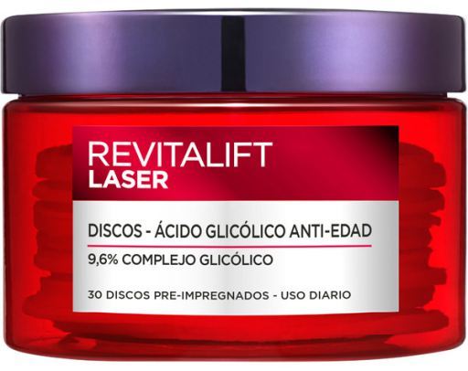 Esfoliantes Glic&oacute;licos Revitalift Laser X3 30 unidades