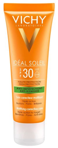 Capital Soleil Protetor Anti-Imperfei&ccedil;&otilde;es 3 em 1 FPS 30 50 ml