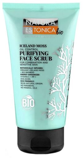 Esfoliante facial purificador de musgo da Islândia 150 ml