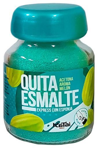 Acetona Desinfectante Esponja Aroma de Mel&atilde;o 75 ml