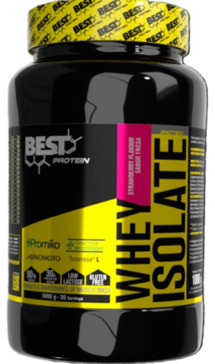 Best Protein Whey Isolate Sabor Morango 1000 gr