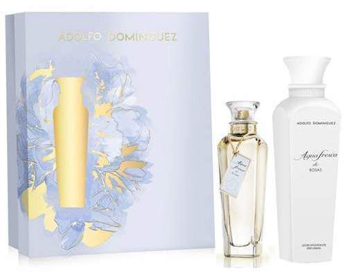 Jogo de &aacute;gua de rosas frescas Woman Edt 120 ml + B / L 300 ml