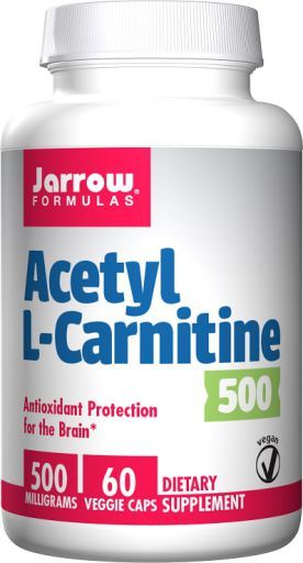 Cápsulas Veggie 500 mg de acetil L-Carnitina